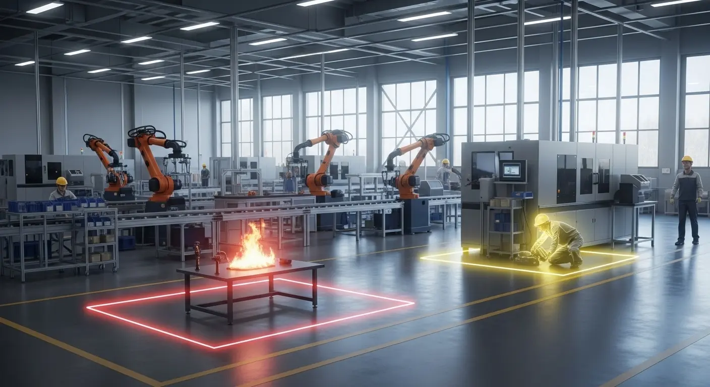 데이톤 TechSee AI 안전 관리 시스템 대시보드 배경