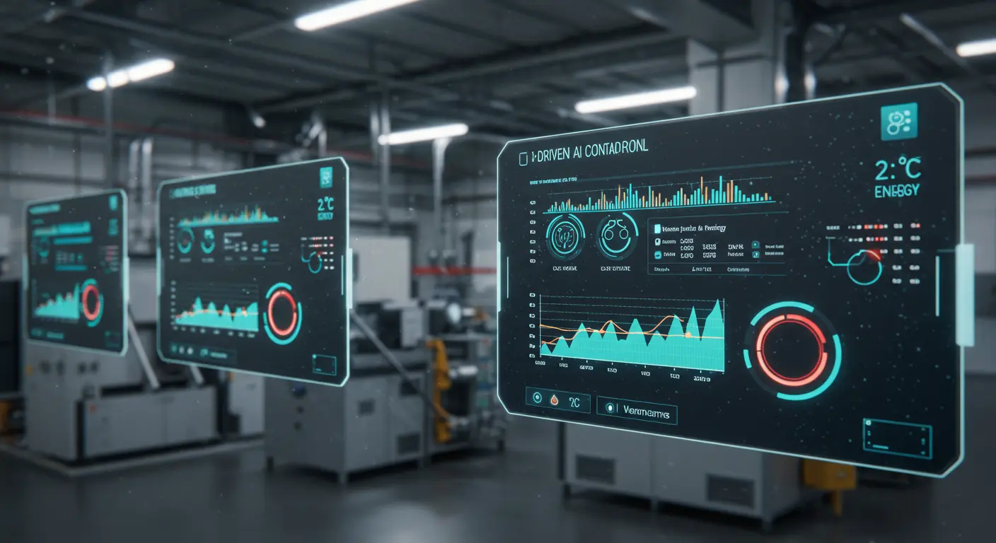 AI 자동 제어 - 최적의 계획을 AI가 자동 적용 . 실시간 제어